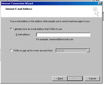 Outlook Express E-mail Set up - Step 4